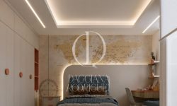 Diseño de habitación de niño ambientada en viajes por el mundo